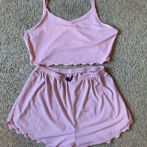 Pink Women's Sleepwear Set